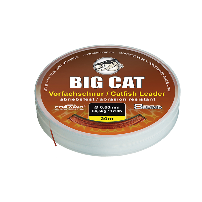CORMORAN BIG CAT CATFISH LEADER 0,80MM 20M 80KG