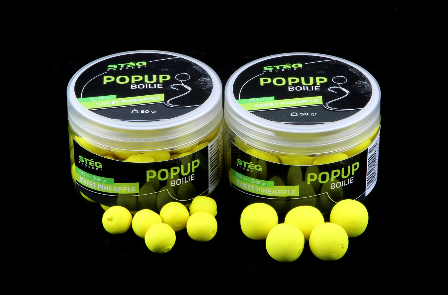 STÉG PRODUCT POP UP BOILIE 17MM SWEET PINEAPPLE 50GR