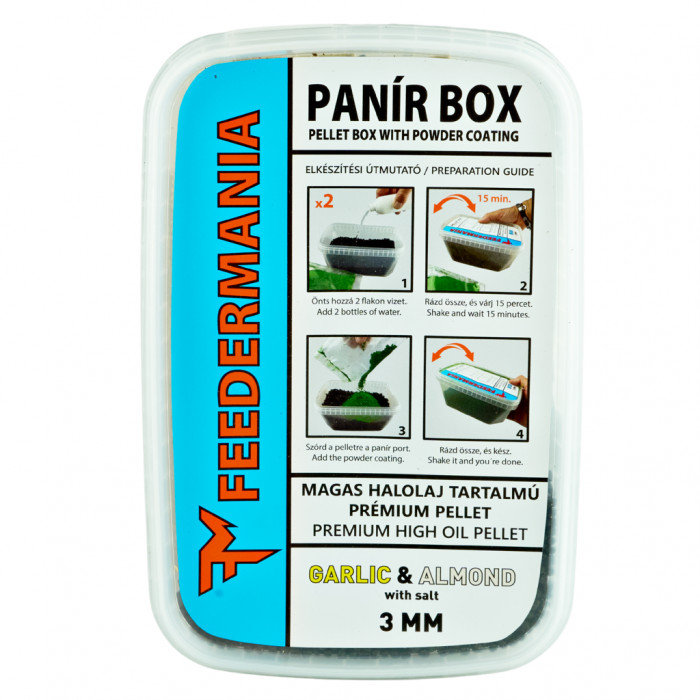 FEEDERMANIA PANÍR BOX 3 MM - GARLIC AND ALMOND
