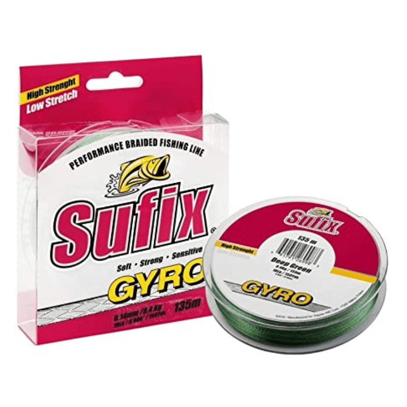 SUFIX GYRO BRAID GREEN 135M 0,14MM
