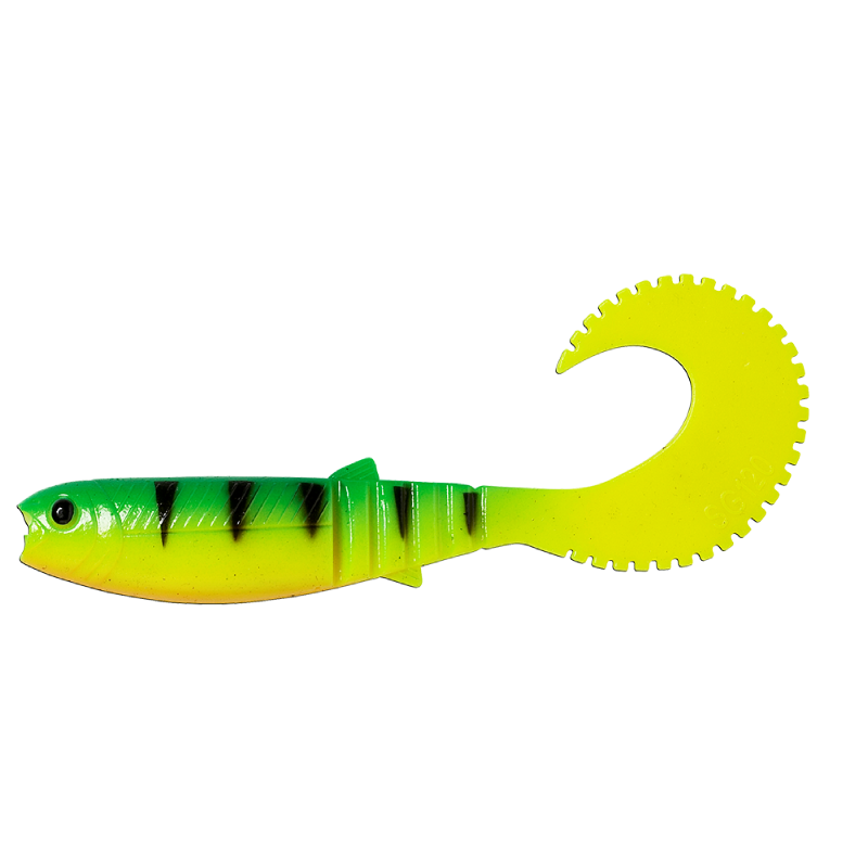 SAVAGE GEAR CANNIBAL CURLTAIL 12,5CM 10G FIRETIGER