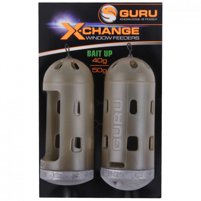 GURU X-CHANGE WINDOW FEEDER BAIT UP 40G & 50G