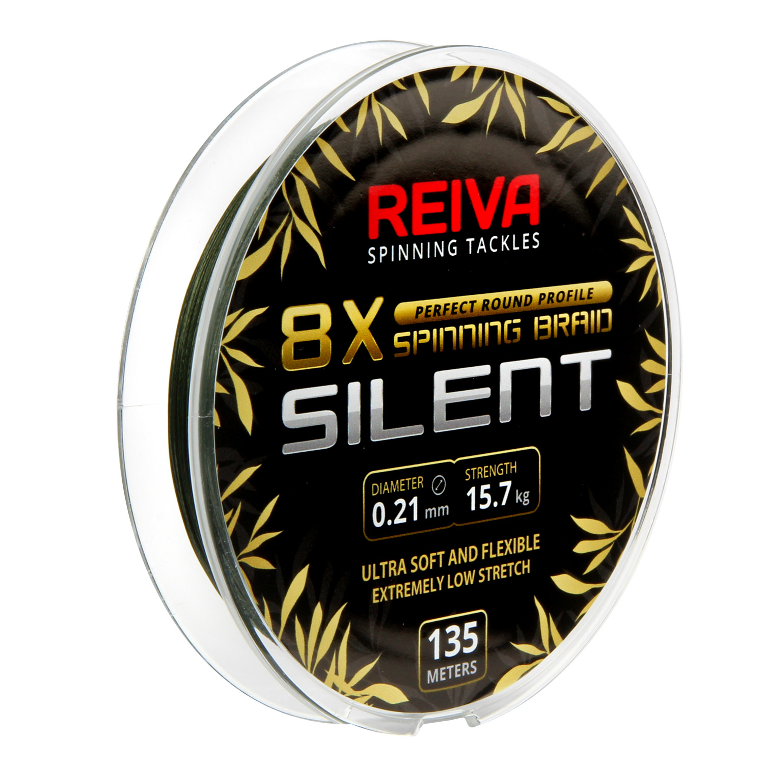 REIVA SILENT 135M CAMOU GREEN 0,21MM