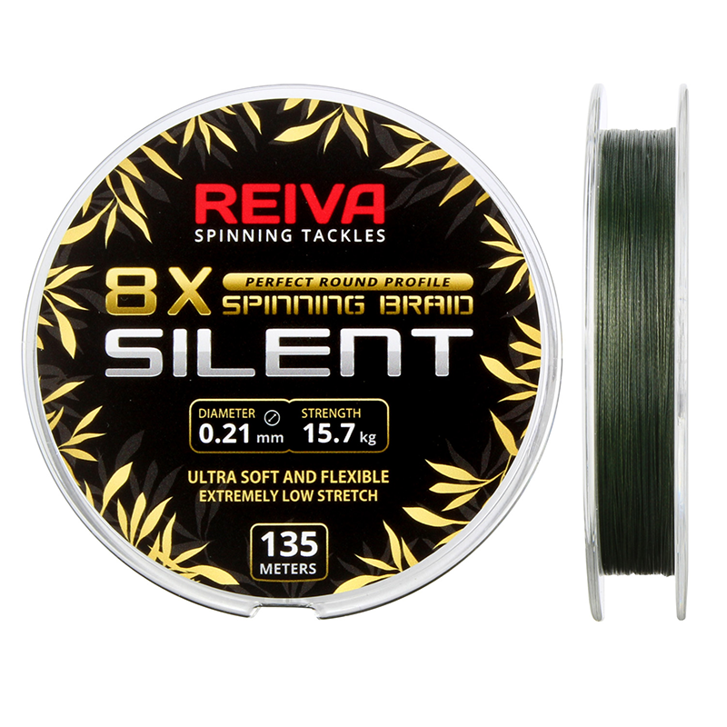 REIVA SILENT 135M CAMOU GREEN 0,08MM