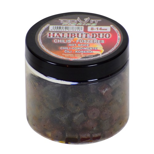 DOVIT HALIBUT DUO 8-14MM - CHILIS- FŰSZERES 100GR