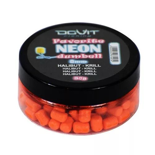 DOVIT FAVORITE DUMBELL NEON 8MM - HALIBUT-KRILL