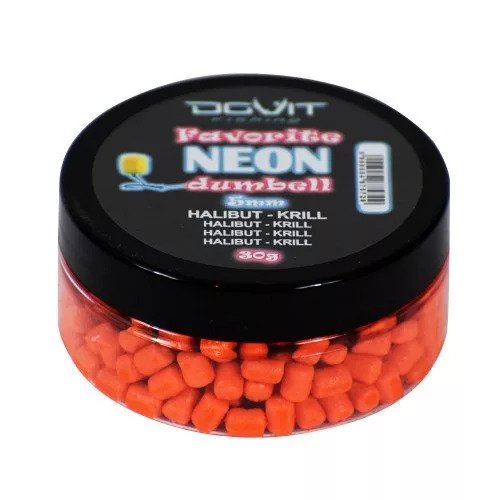 DOVIT FAVORITE DUMBELL NEON 5MM - HALIBUT-KRILL