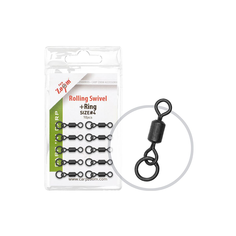 CARP ZOOM MICRO HOOK RING SWIVEL