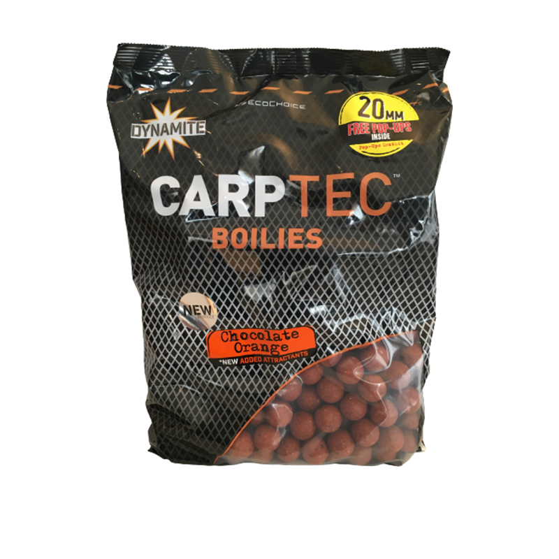 DYNAMITE BAITS CARPTEC CHOCOLATE ORANGE 20 MM 1,8 KG