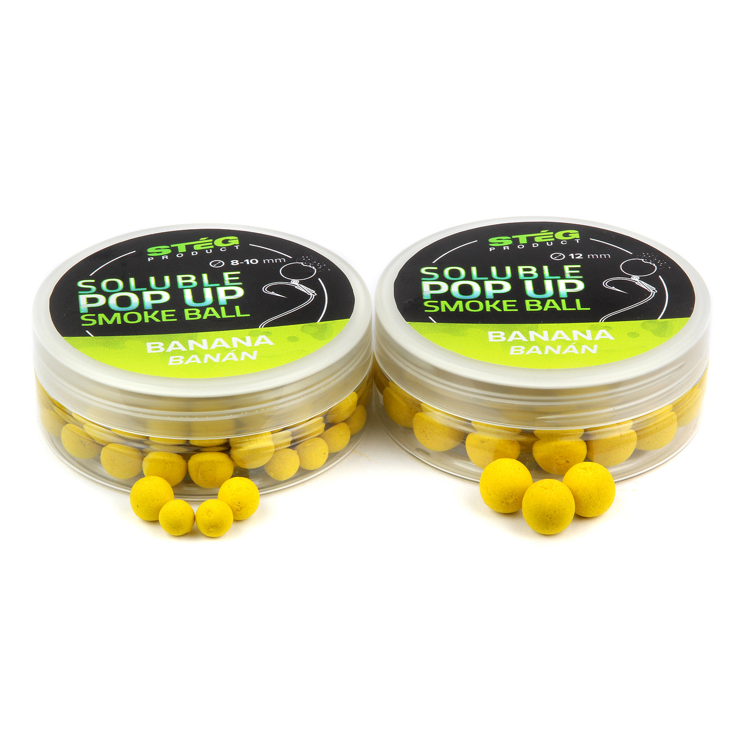 STÉG PRODUCT SOLUBLE POP UP SMOKE BALL 12MM BANANA 25GR