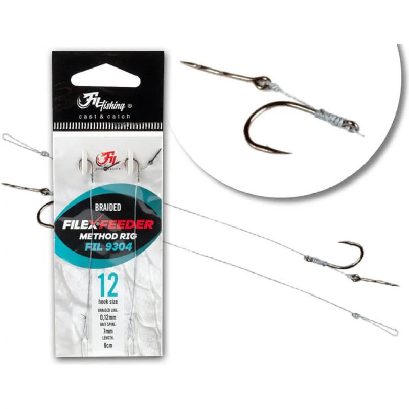 FILFISHING METHOD RIG 0,12MM 10 BL