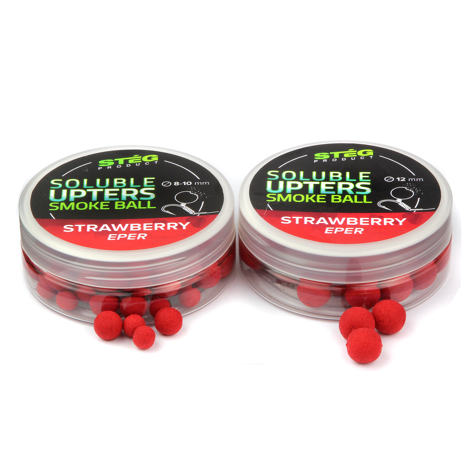 STÉG PRODUCT SOLUBLE UPTERS SMOKE BALL 8-10MM STRAWBERRY 30G