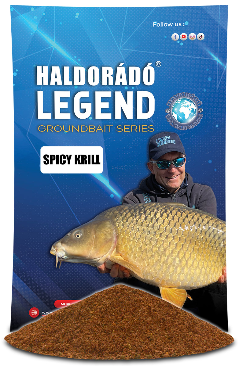 xHALDORÁDÓ LEGEND GROUNDBAIT - SPICY KRILL
