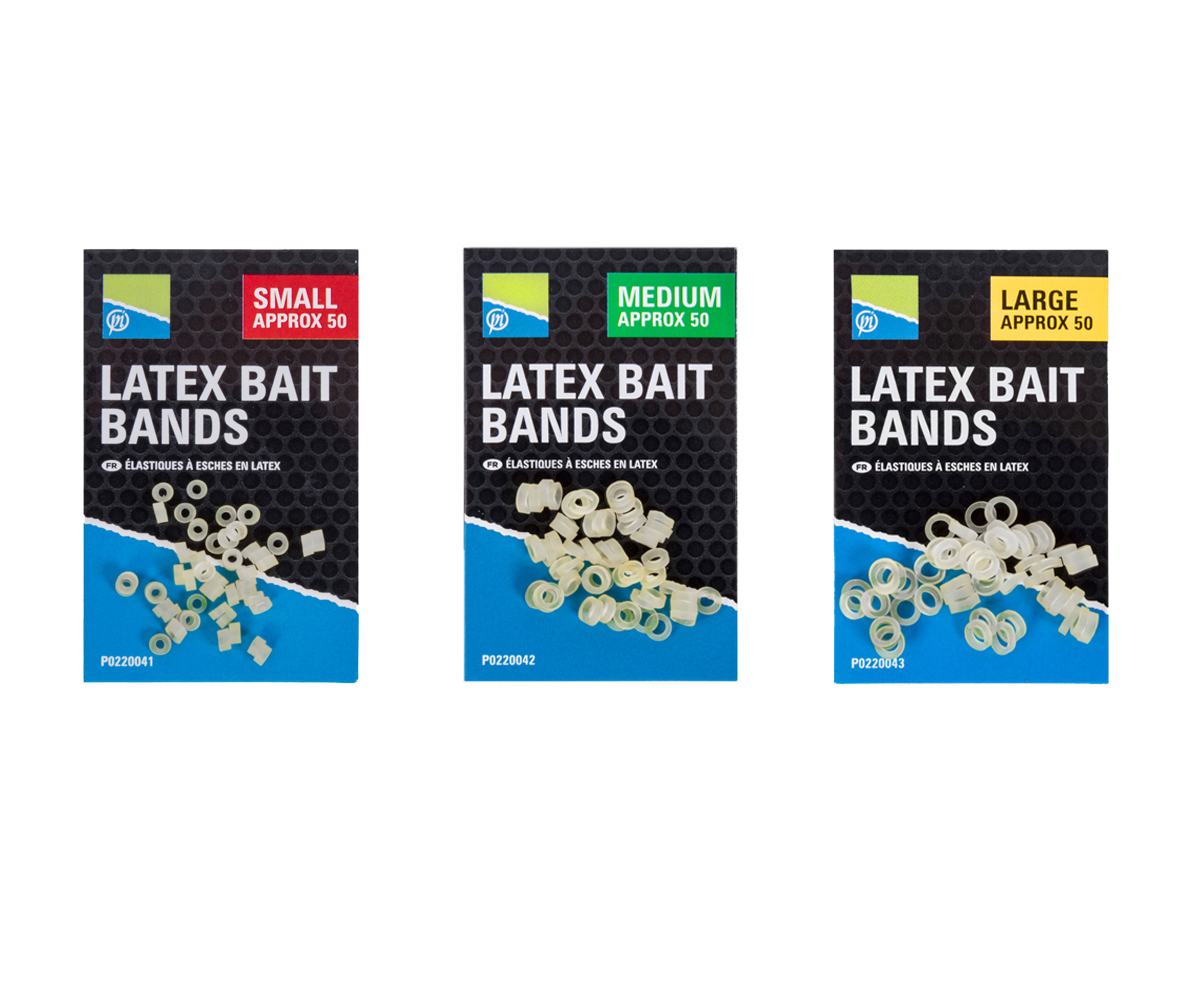 PRESTON LATEX BAIT BANDS LARGE