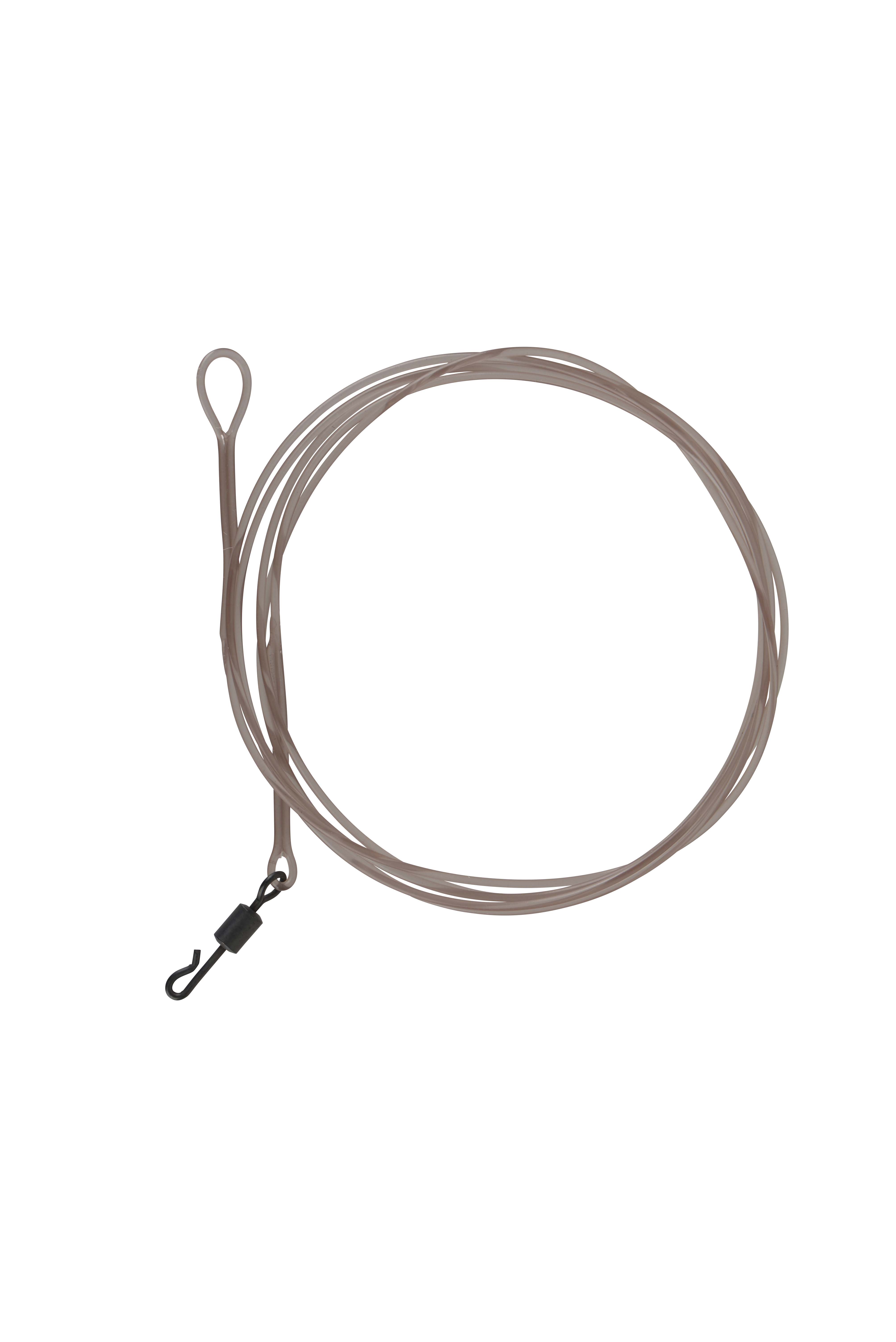 PROLOGIC LM MIRAGE LOOP LEADER 100CM 45LBS WITH QUICK CHANGE SWIVEL
