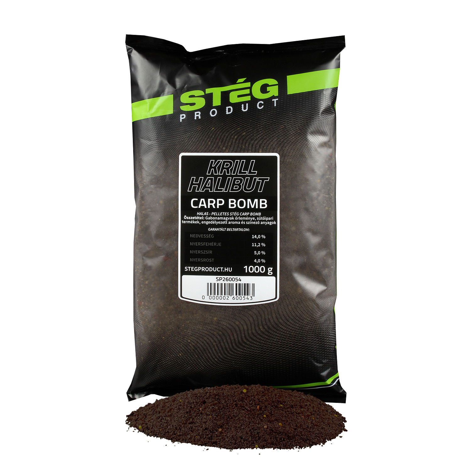 xSTÉG CARP BOMB - KRILL-HALIBUT 1KG