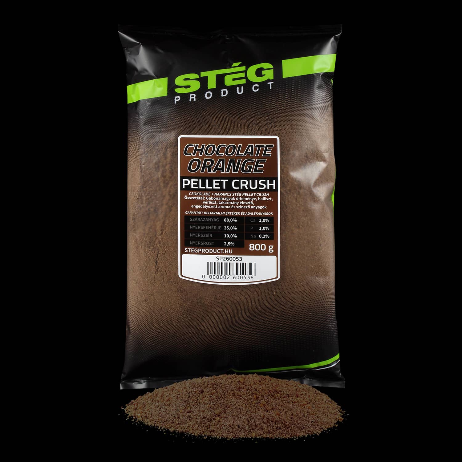 STÉG PELLET CRUSH - CHOCOLATE-ORANGE 800G