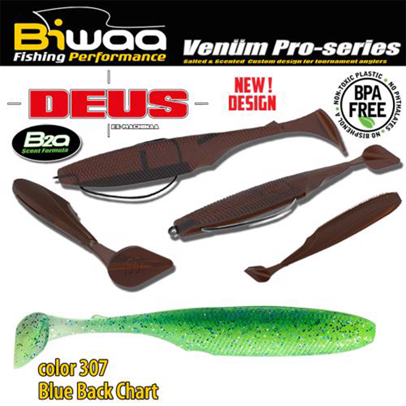 BIWAA DEUS 4" 10CM 307 - BLUE BACK CHART