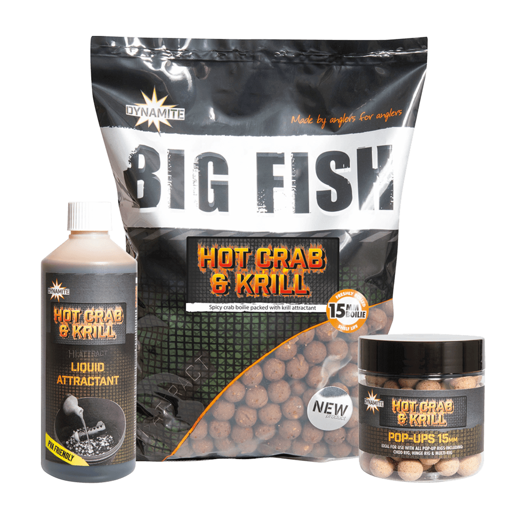 DYNAMITE BAITS HOT CRAB & KRILL 26MM 1KG