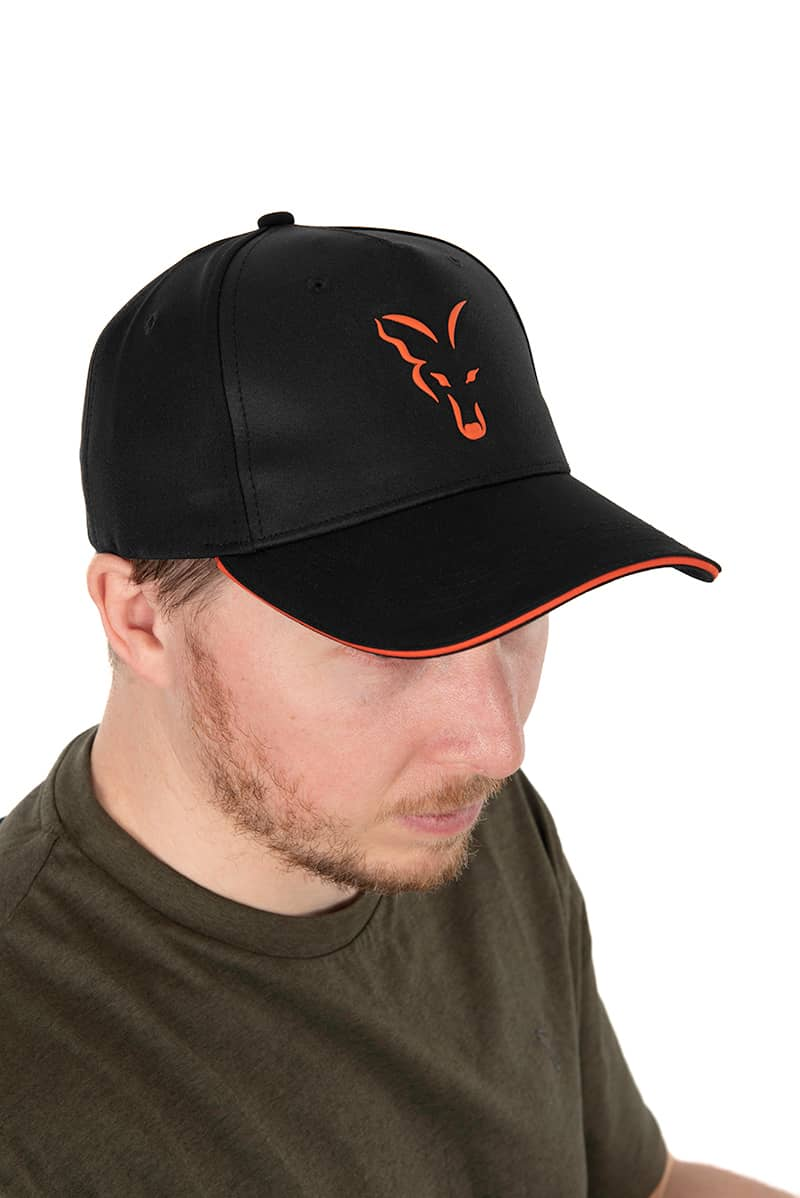 FOX BASEBALL CAP BLACK & ORANGE