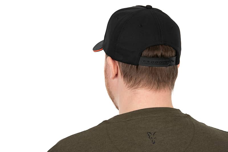 FOX BASEBALL CAP BLACK & ORANGE