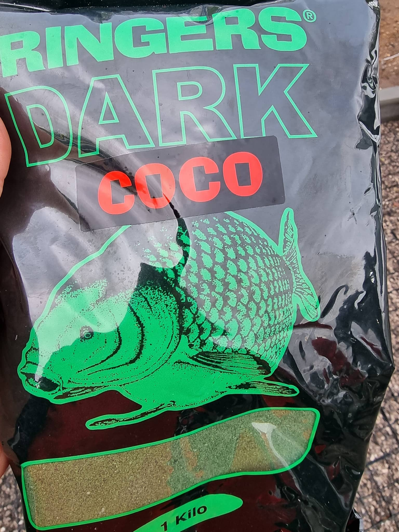 RINGERS DARK GREEN COCO GROUNDBAIT 1KG