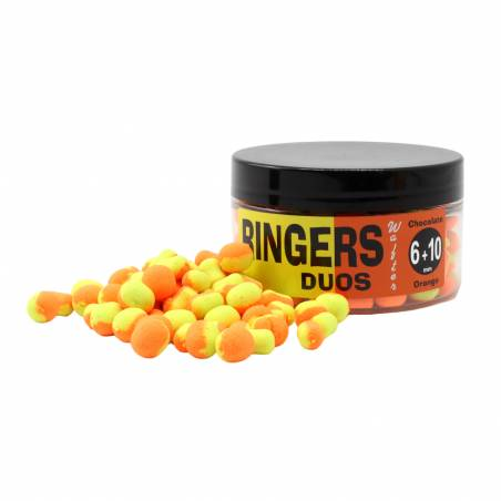 RINGERS DUOS ORANGE & YELLOW 6-10MM