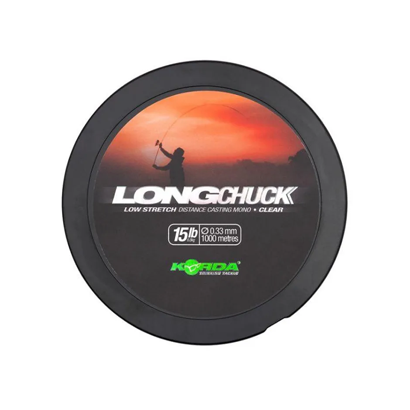 KORDA LONG CHUCK CLEAR 15LB 0,33MM 1000M