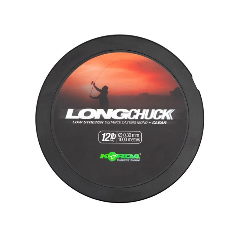 KORDA LONG CHUCK CLEAR 12LB 0,30MM 1000M