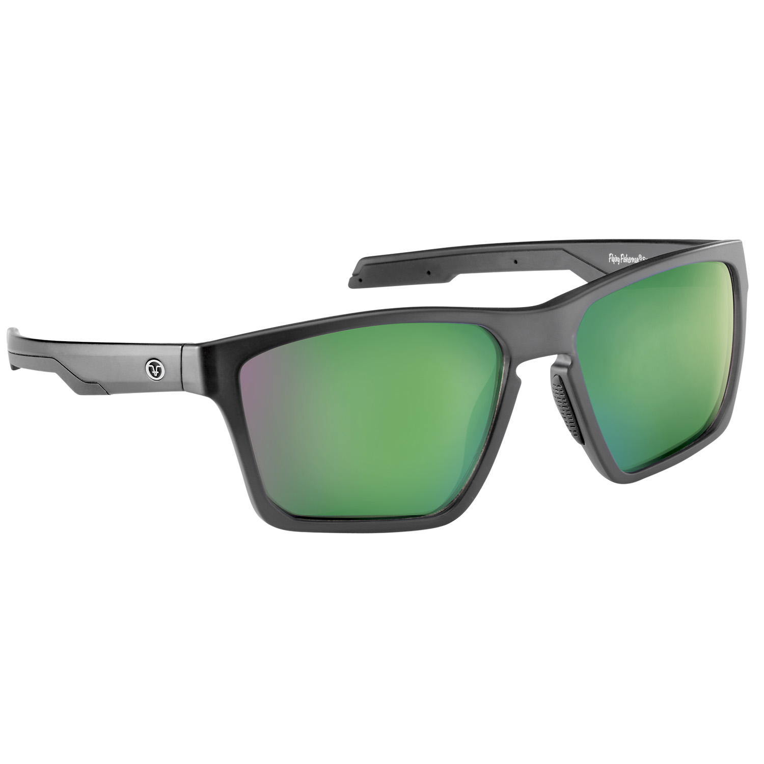 FLYING FISHERMAN SANDBAR SUNGLASS MATTE GRAY-GREEN MIRROR