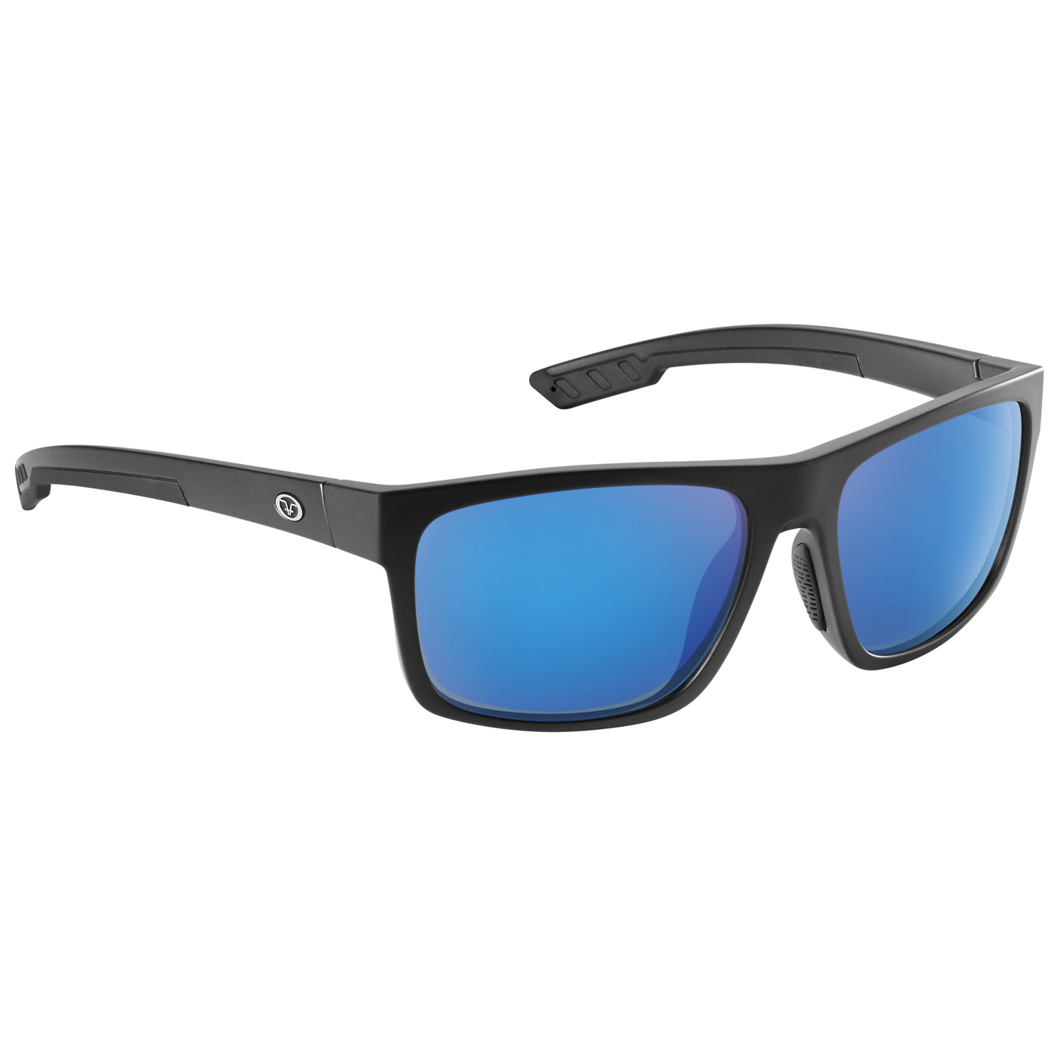 FLYING FISHERMAN OFFLINE MATTE BLACK / SMOKE-BLUE MIRROR