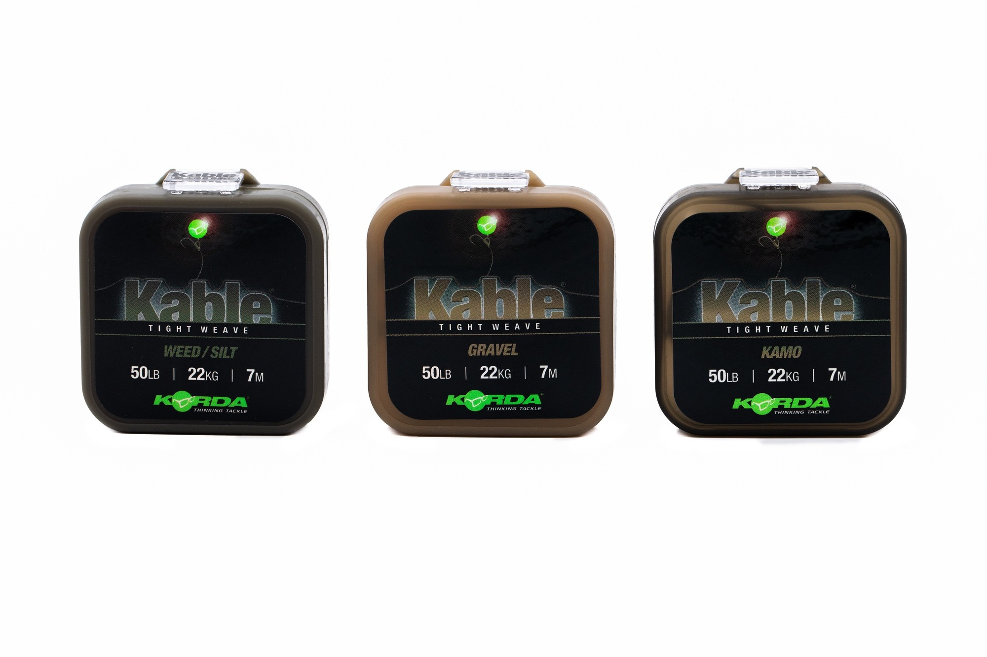 KORDA KABLE TIGHT WEAVE LEADCORE 7M GRAVEL