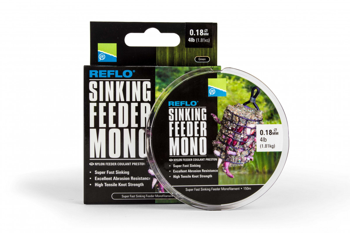 PRESTON REFLO SINKING FEEDER MONO 150m  0,26mm