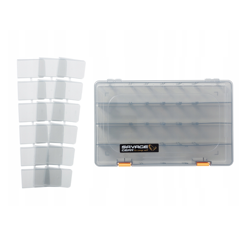 SAVAGE GEAR LUREBOX 6B SMOKE 36×22,5×5CM