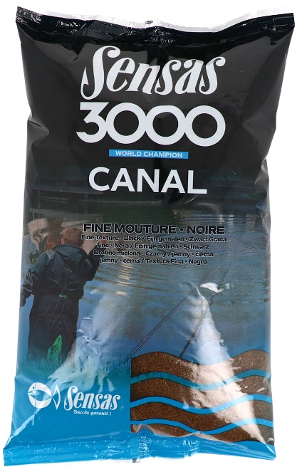 SENSAS 3000 CANAL FINE MOUTURE - NOIRE