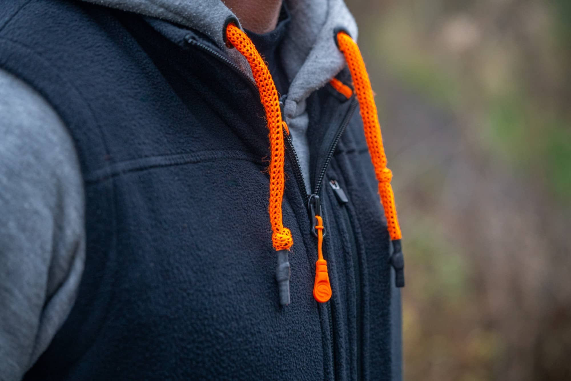 GURU FLEECE GILET BLACK - M