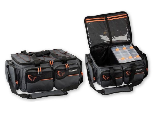 SAVAGE GEAR SYSTEM BOX BAG XL 3 BOXES  PLUS  WATERPROOF COVER