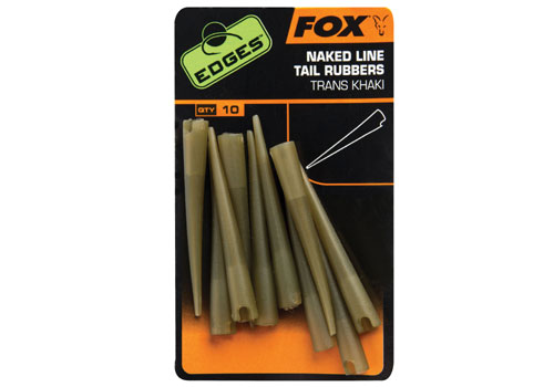FOX EDGES POWER GRIP NAKED LINE TAIL RUBBERS