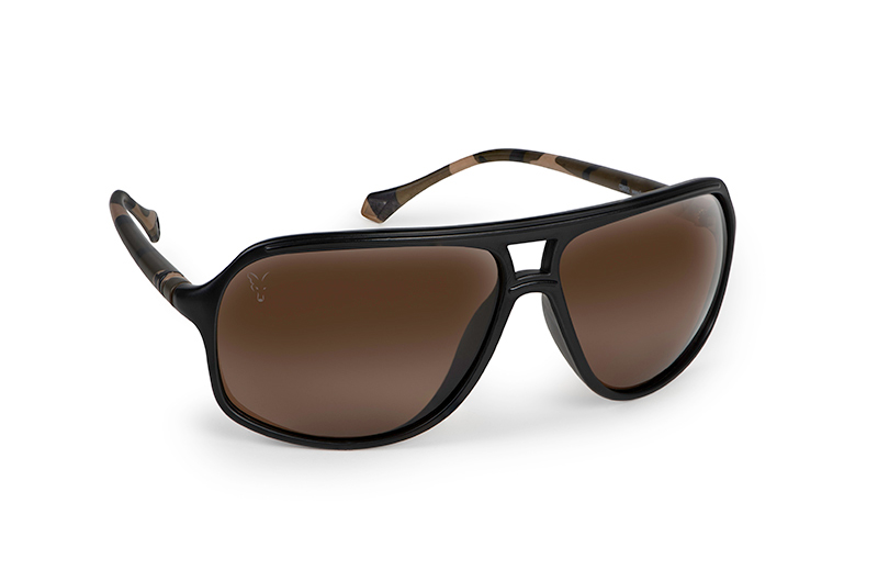 FOX SUNGLASSES AV8 BLACK & CAMO - BROWN LENSE