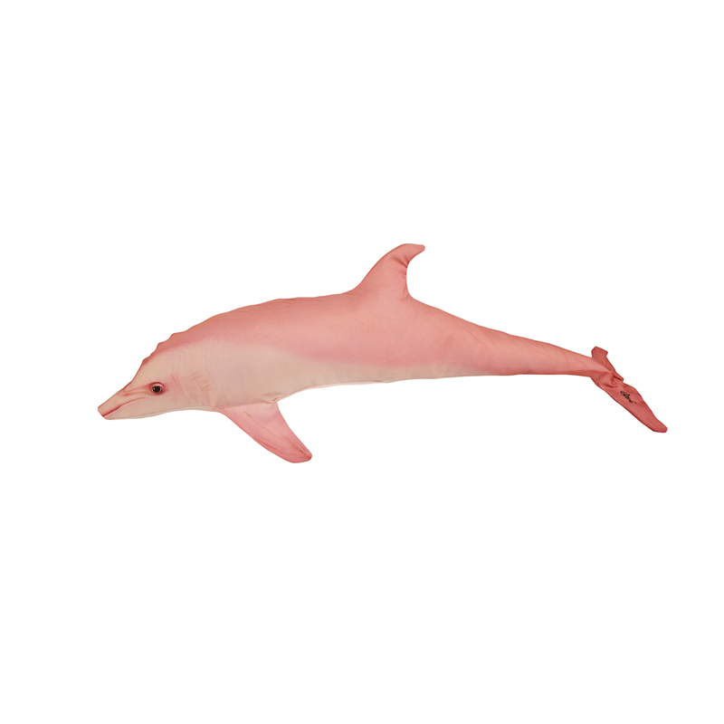 HALAS PÁRNA DELFIN BABY PINK 55CM 