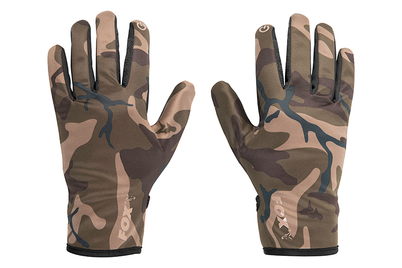 FOX CAMO THERMAL GLOVES - LARGE