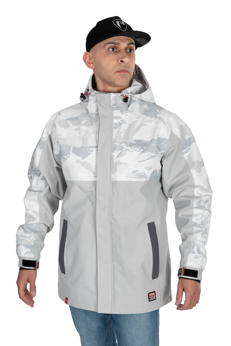 FOX RAGE LIGHT CAMO RS TRIPLE LAYER JACKET - XL