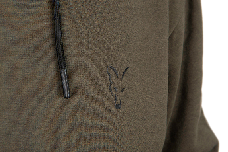 FOX COLLECTION HOODY GREEN & BLACK - S