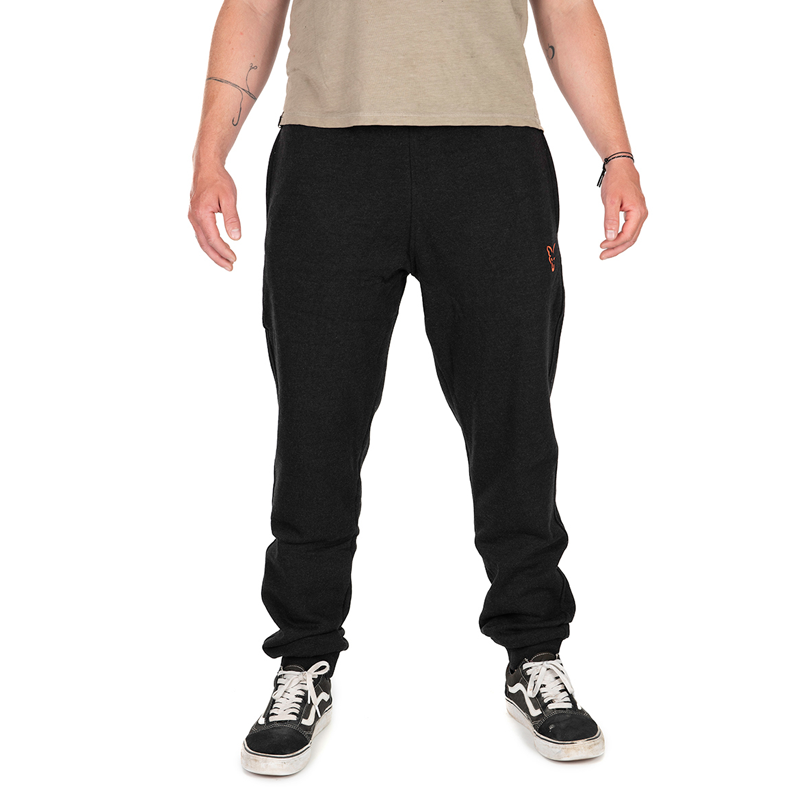 FOX COLLECTION JOGGER BLACK & ORANGE - S