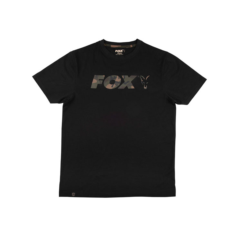 FOX BLACK CAMO PRINT T-SHIRT L