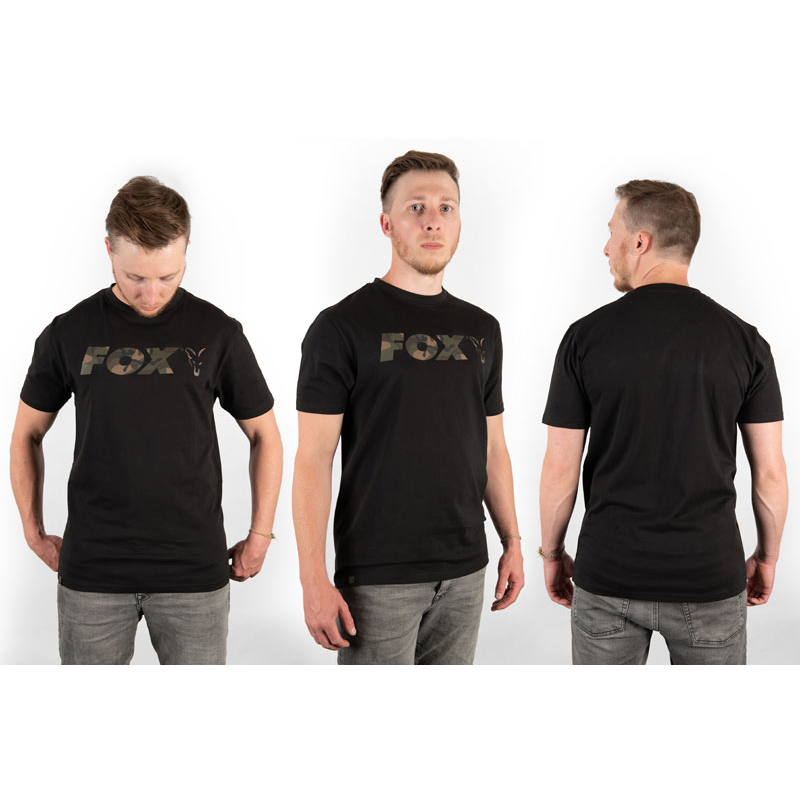 FOX BLACK CAMO PRINT T-SHIRT XL