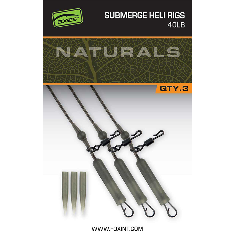 FOX NATURALS SUBMERGE HELI RIGS 40LB