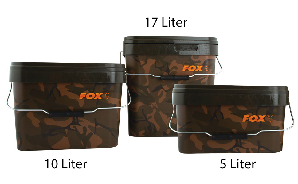 FOX CAMO SQUARE BUCKETS 17 LITER