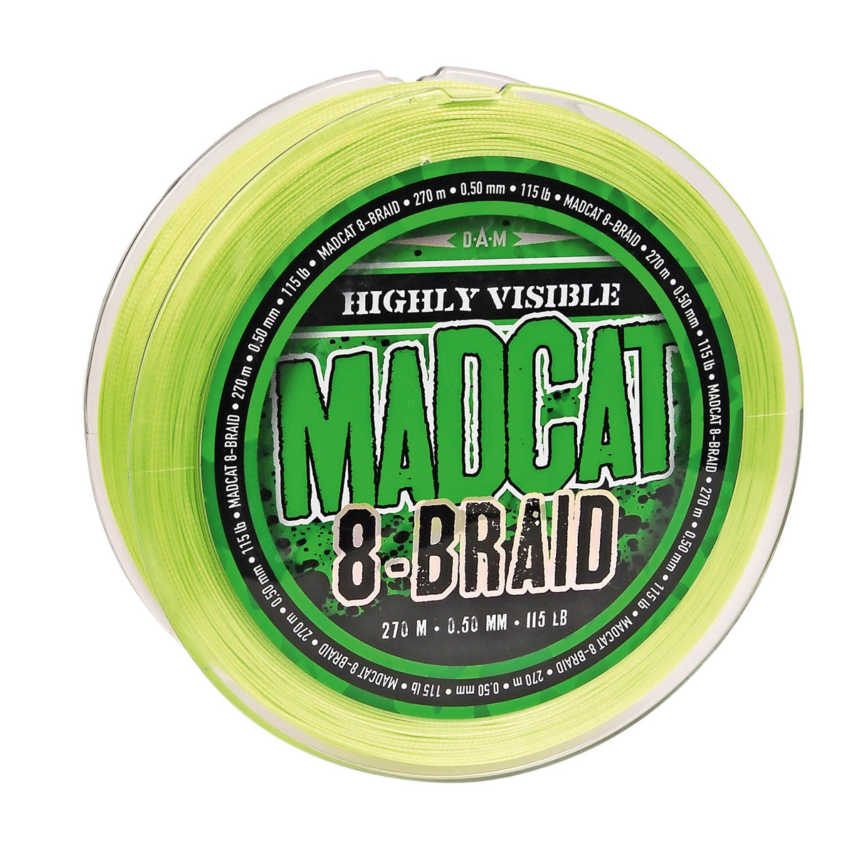 MADCAT 8 BRAID FONOTT ZSINÓR 270 M 0,40 MM