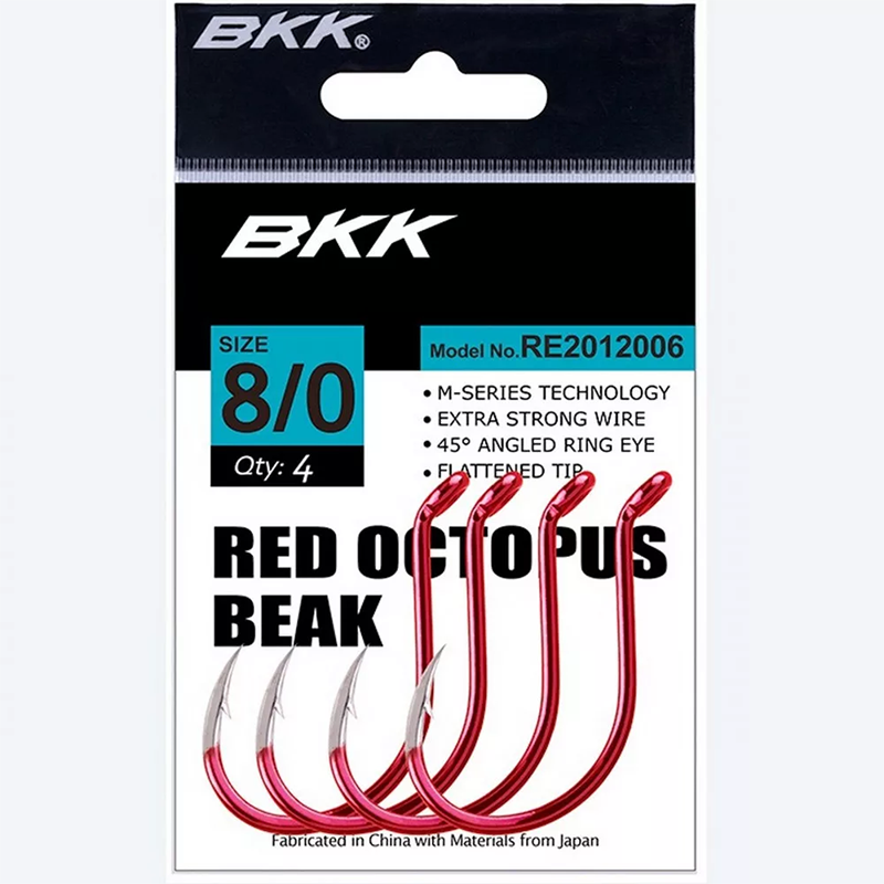 BKK RED OCTOPUS BEAK HOROG 8/0